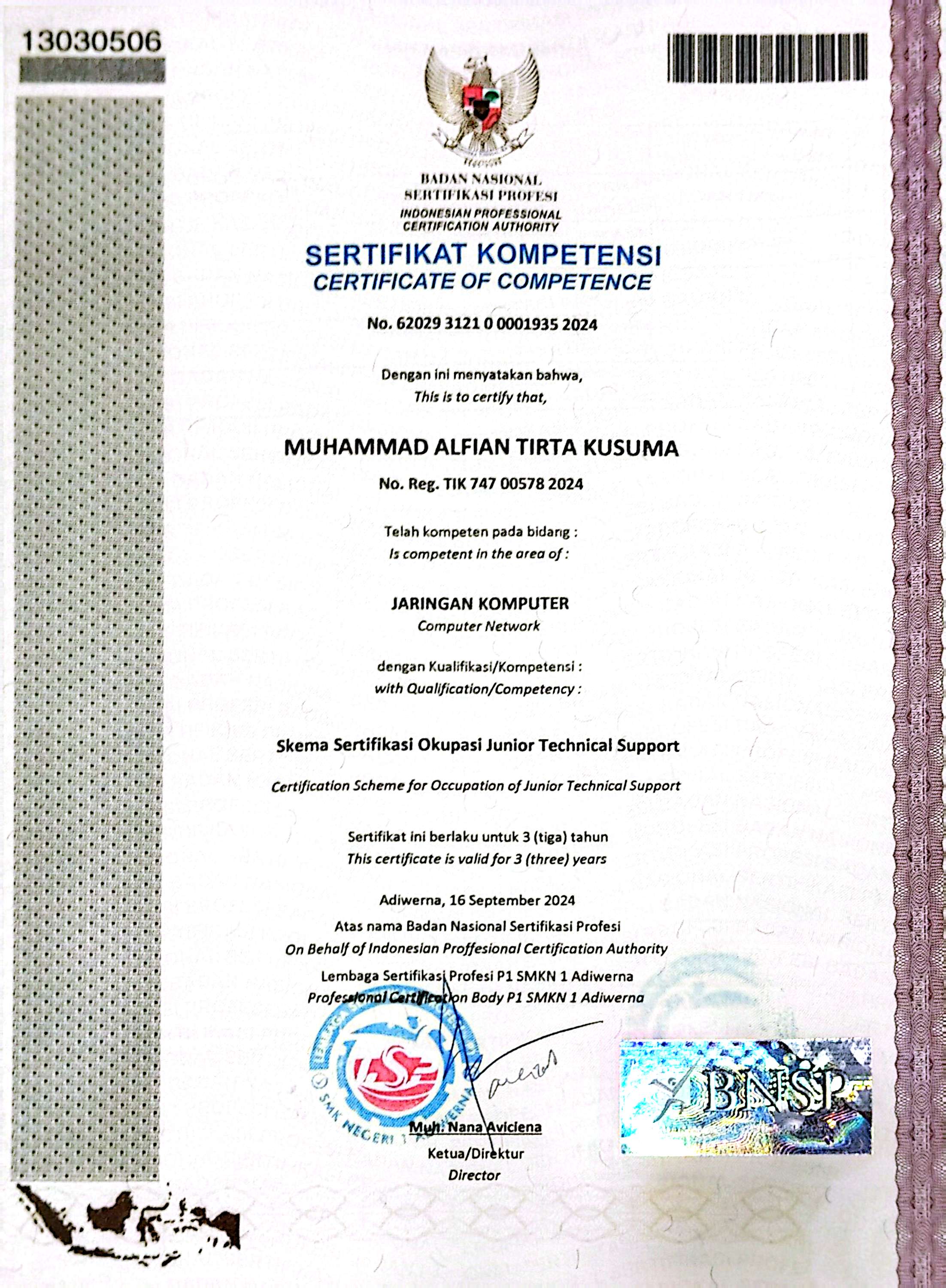BNSP Support